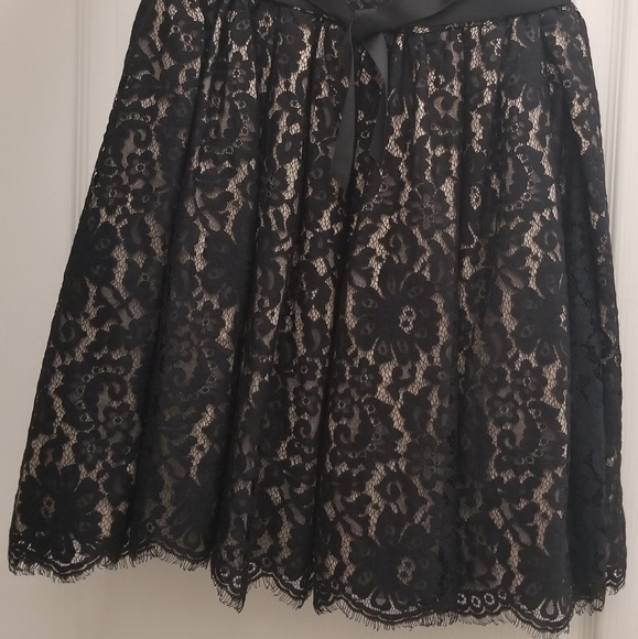 Black Lace Cocktail Dress - Picture 2 of 3